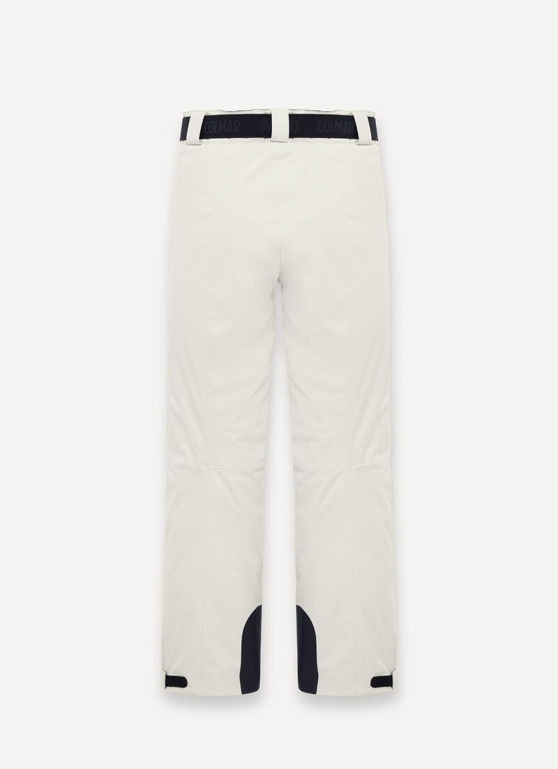 Padded ski pants with belt