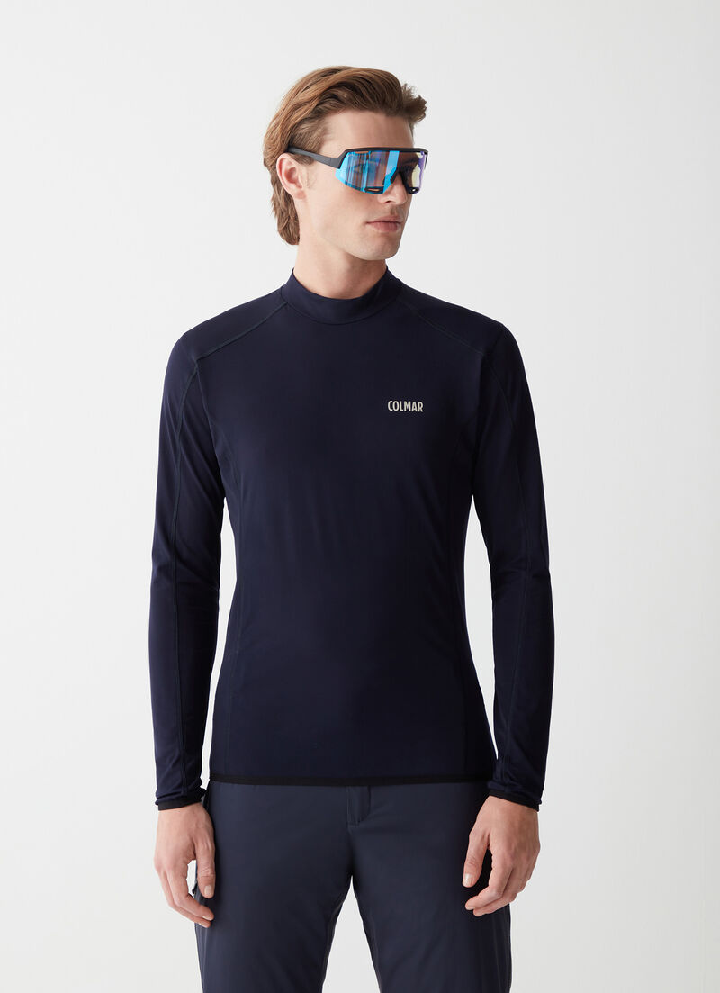Thermal stretch ski turtleneck