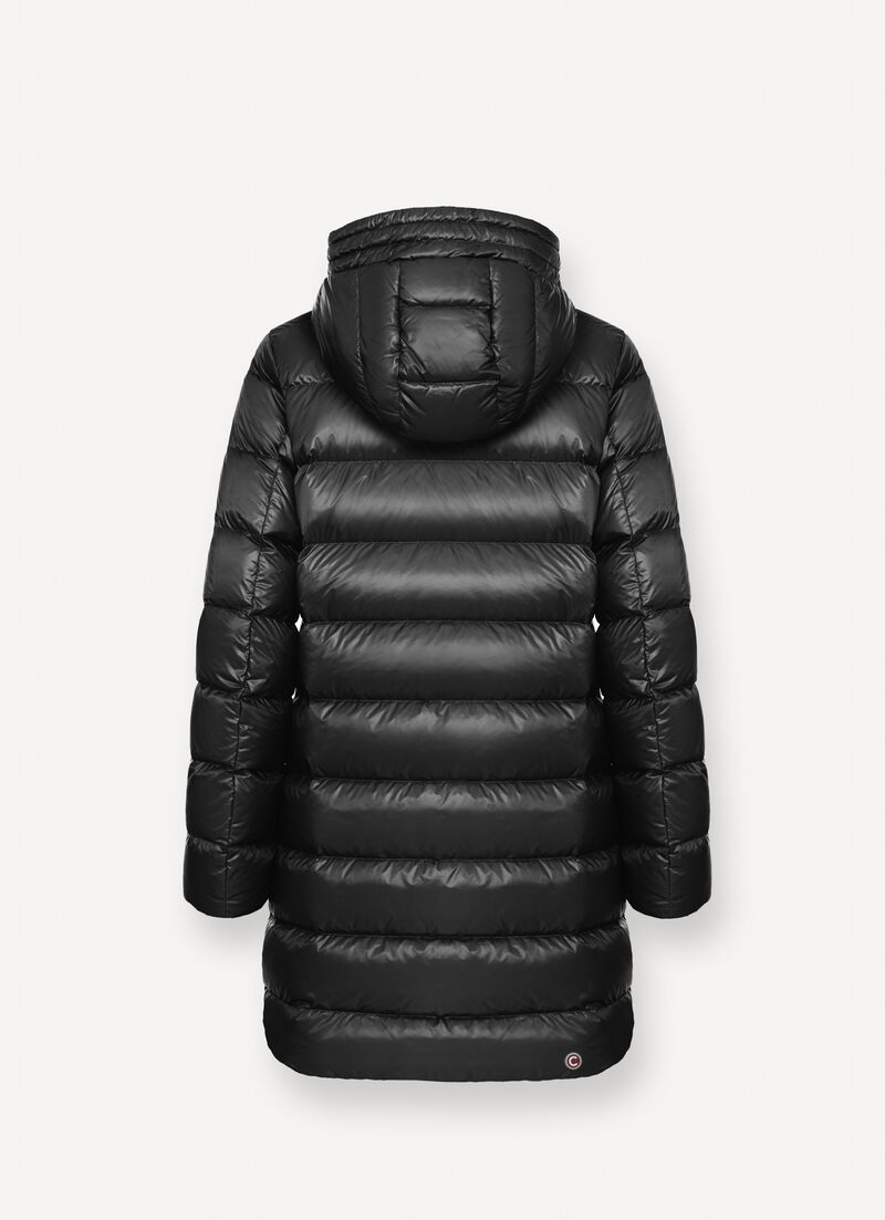 Reversible hooded quilted jacket