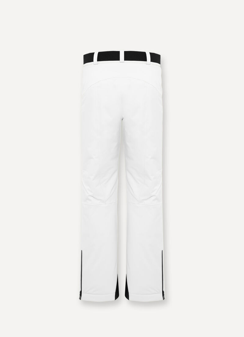 Padded ski pants with belt