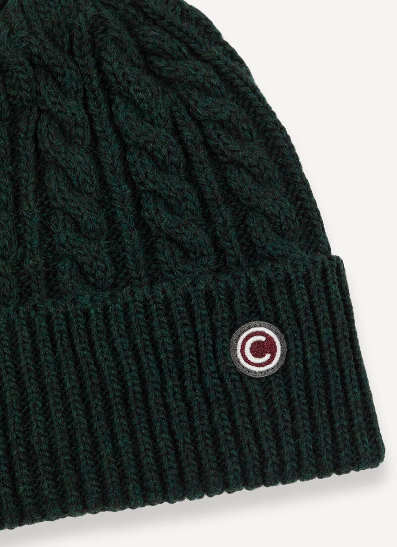 Unisex cable-knit hat