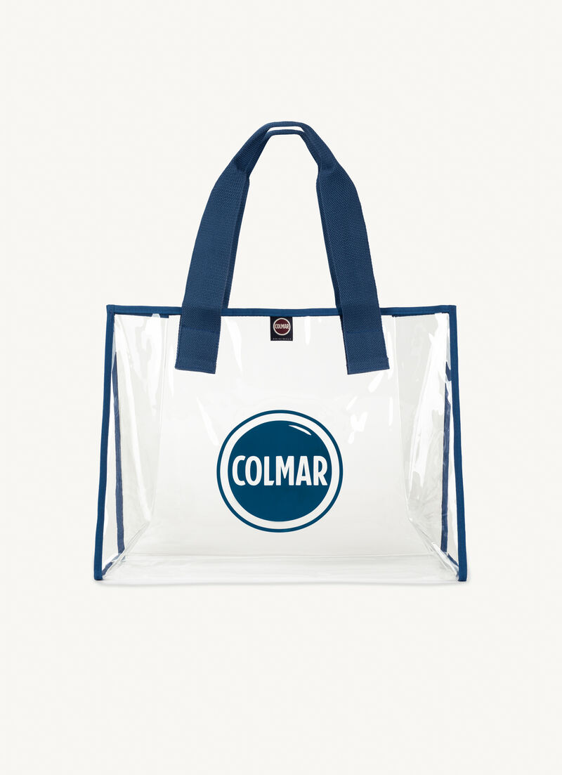 Unisex bag in clear PVC