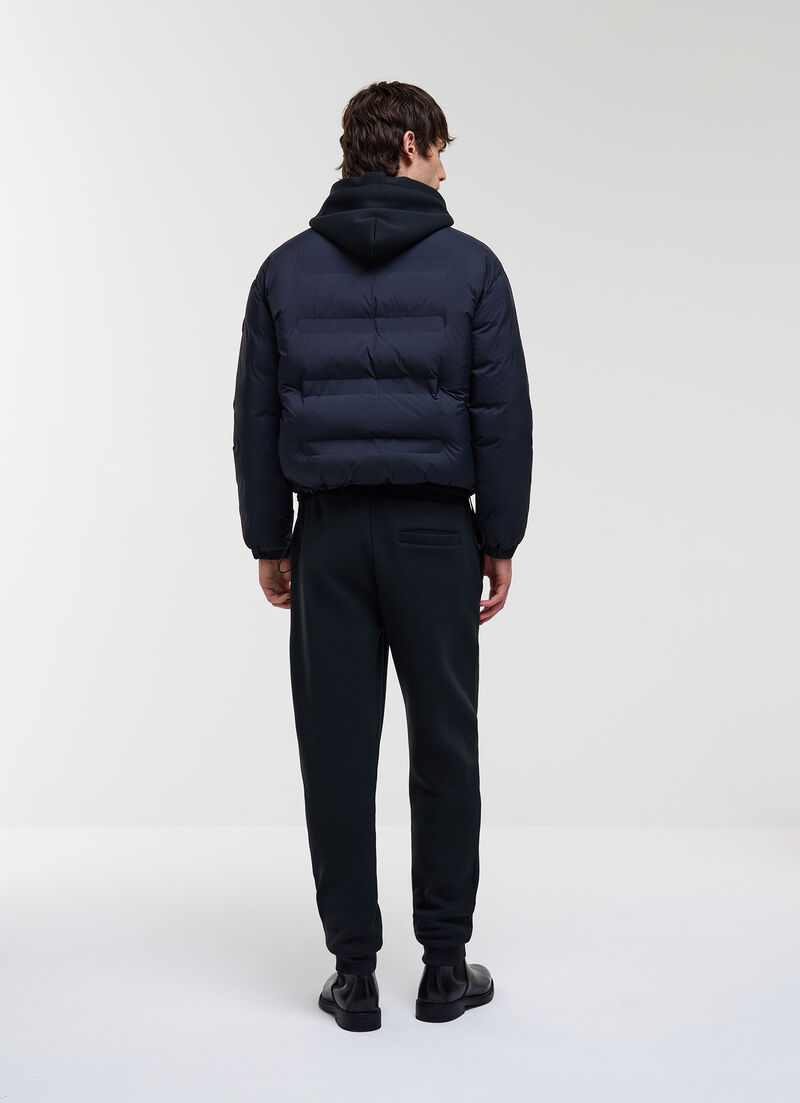 Tracksuit bottoms with nylon inserts