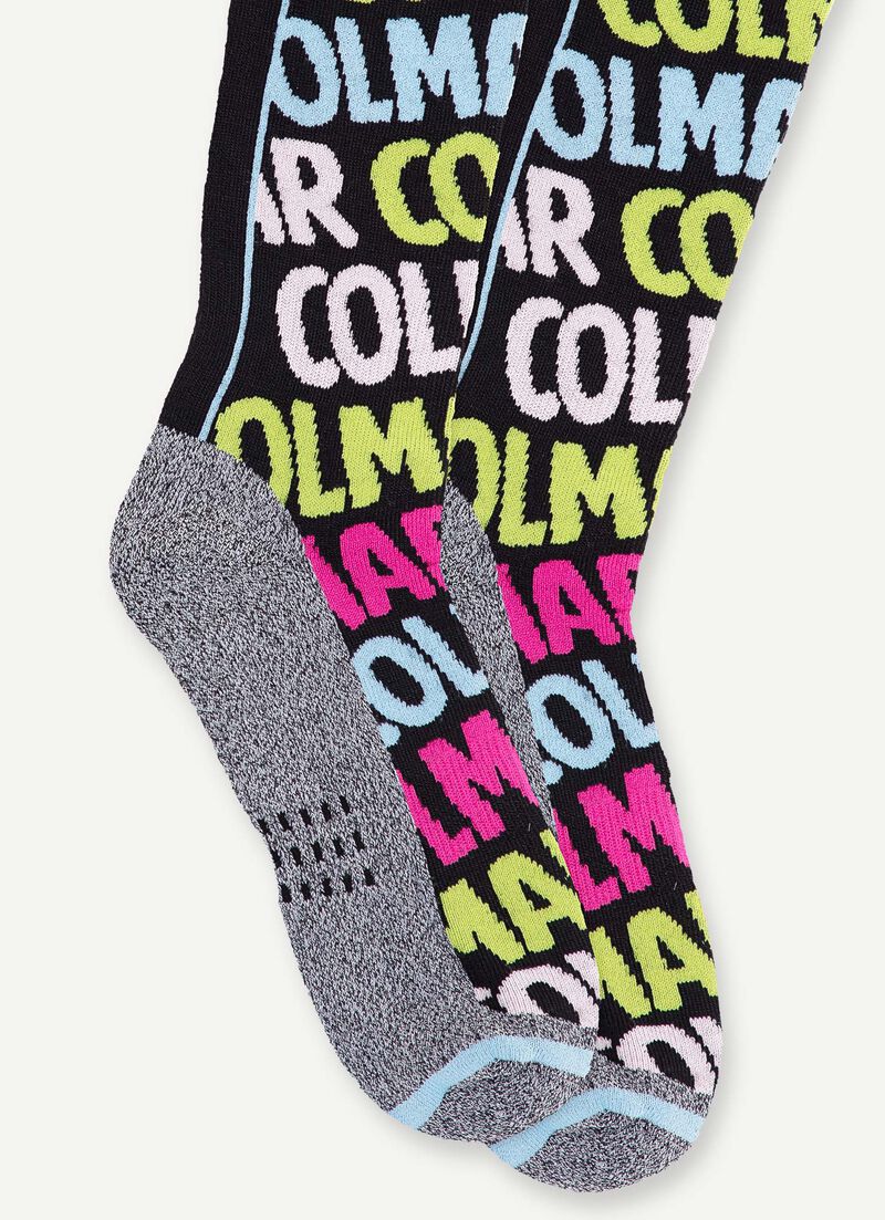 Unisex branded ski socks
