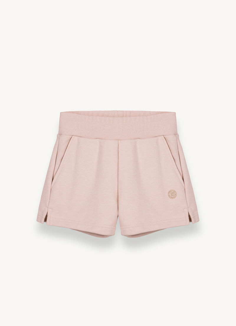 Shorts in soft cotton blend fleece