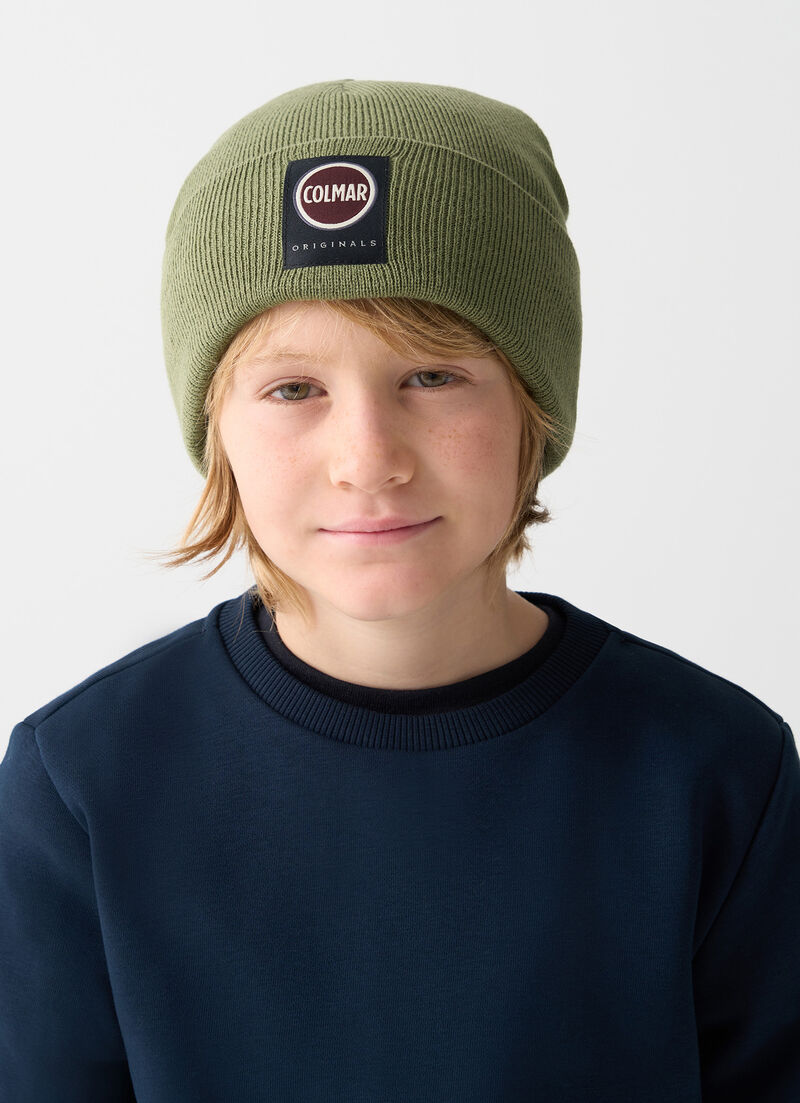 Hat with turn-up cuff