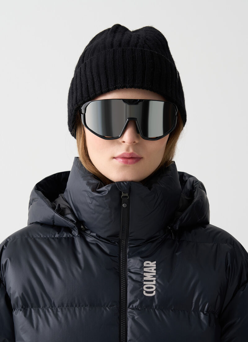 Puffy padded ski jacket