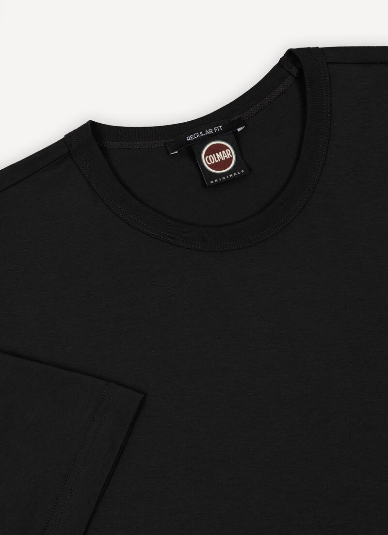 Cotton round-neck T-shirt