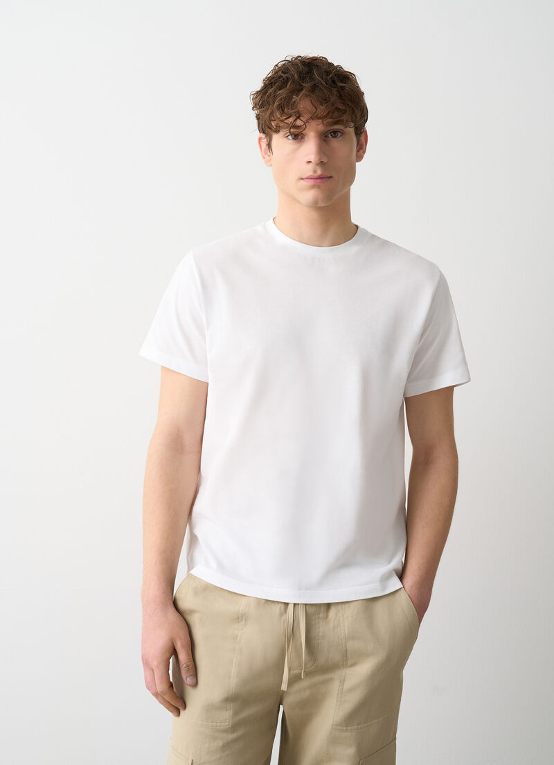100% cotton piqué T-shirt