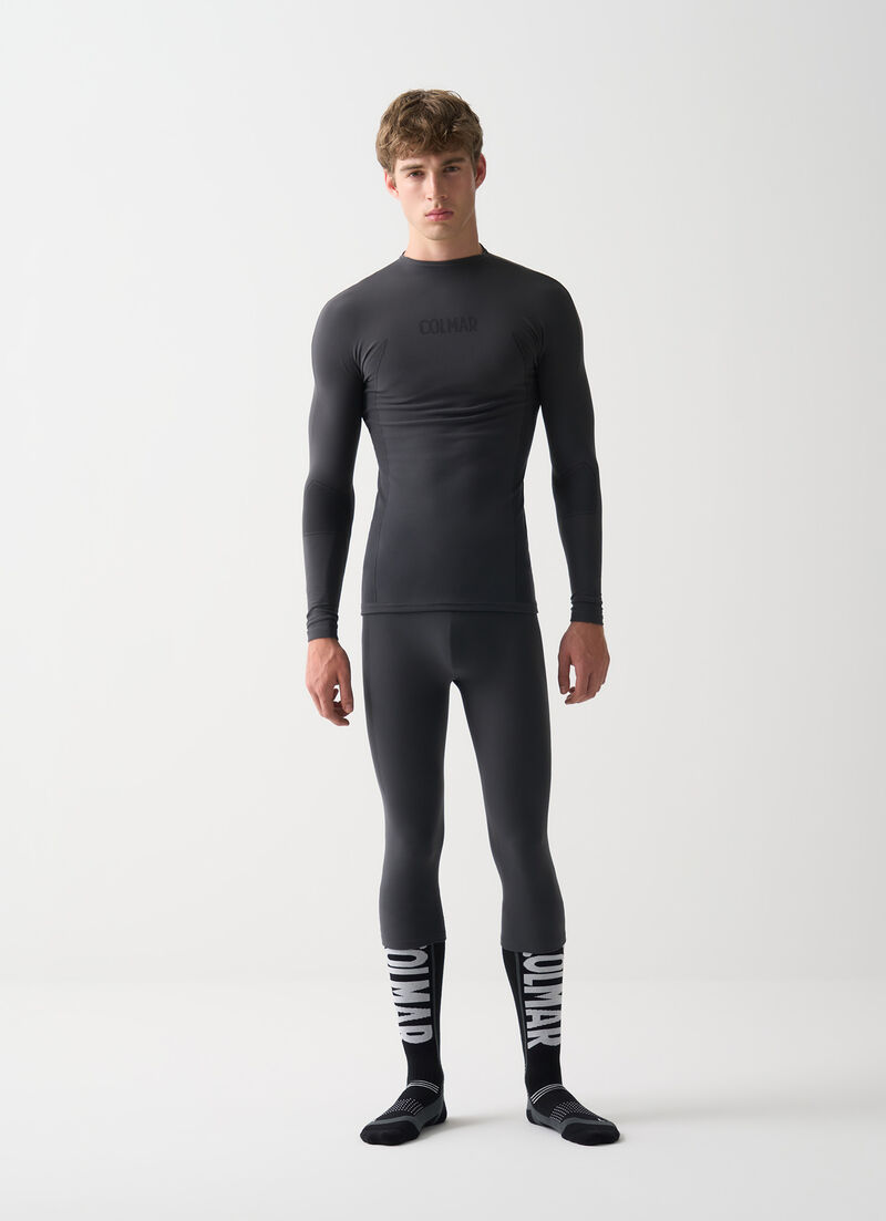 Thermal seamless Dryarn® ski top