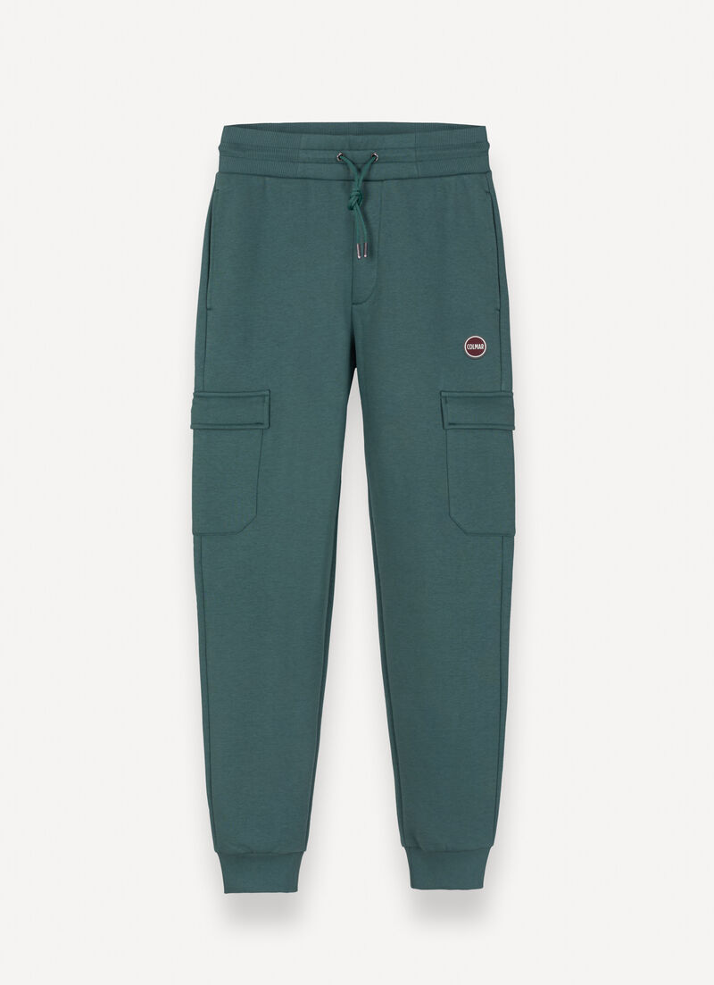 Fleece cargo pants
