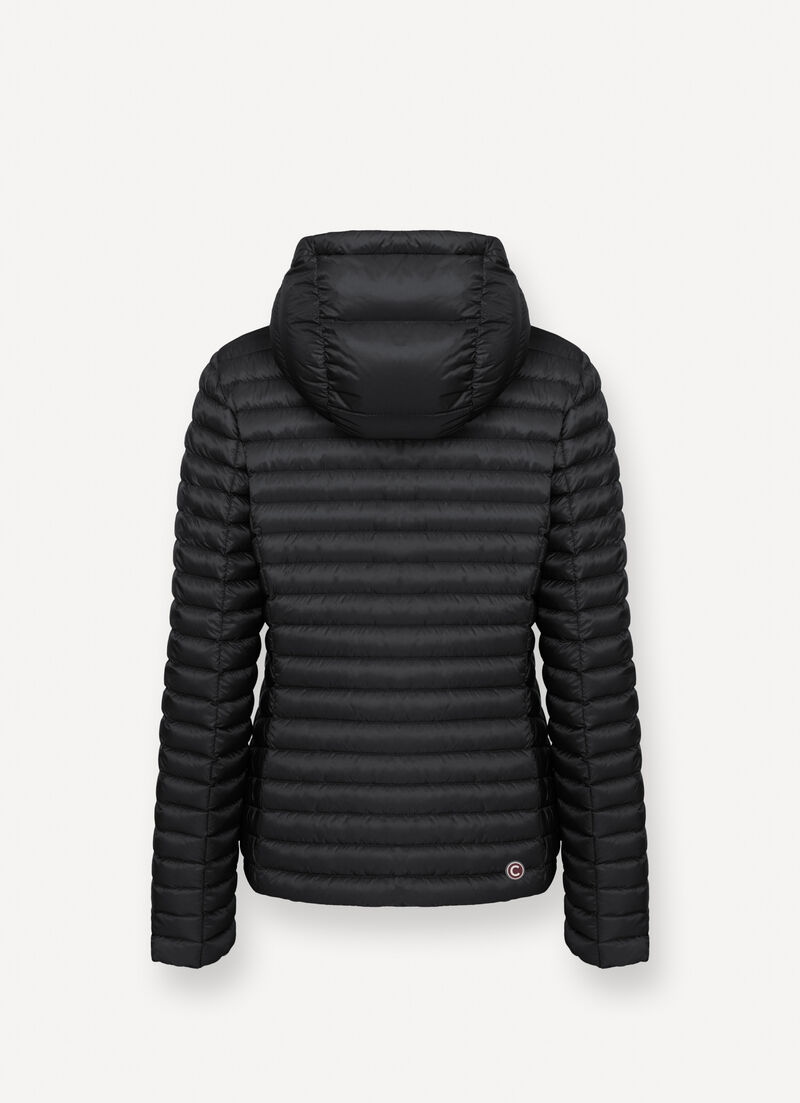 Light down jacket with hood