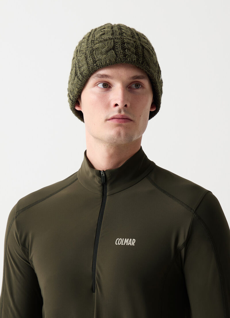 Thermal stretch ski sweater