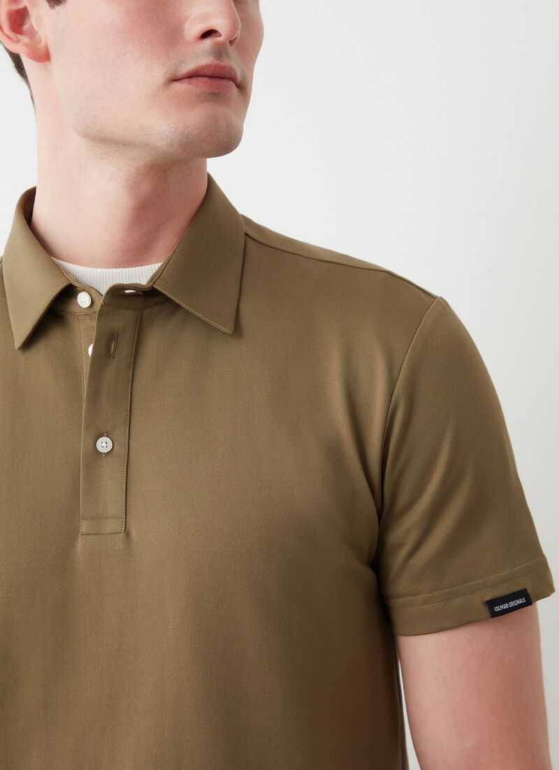 Stretch polo-shirt