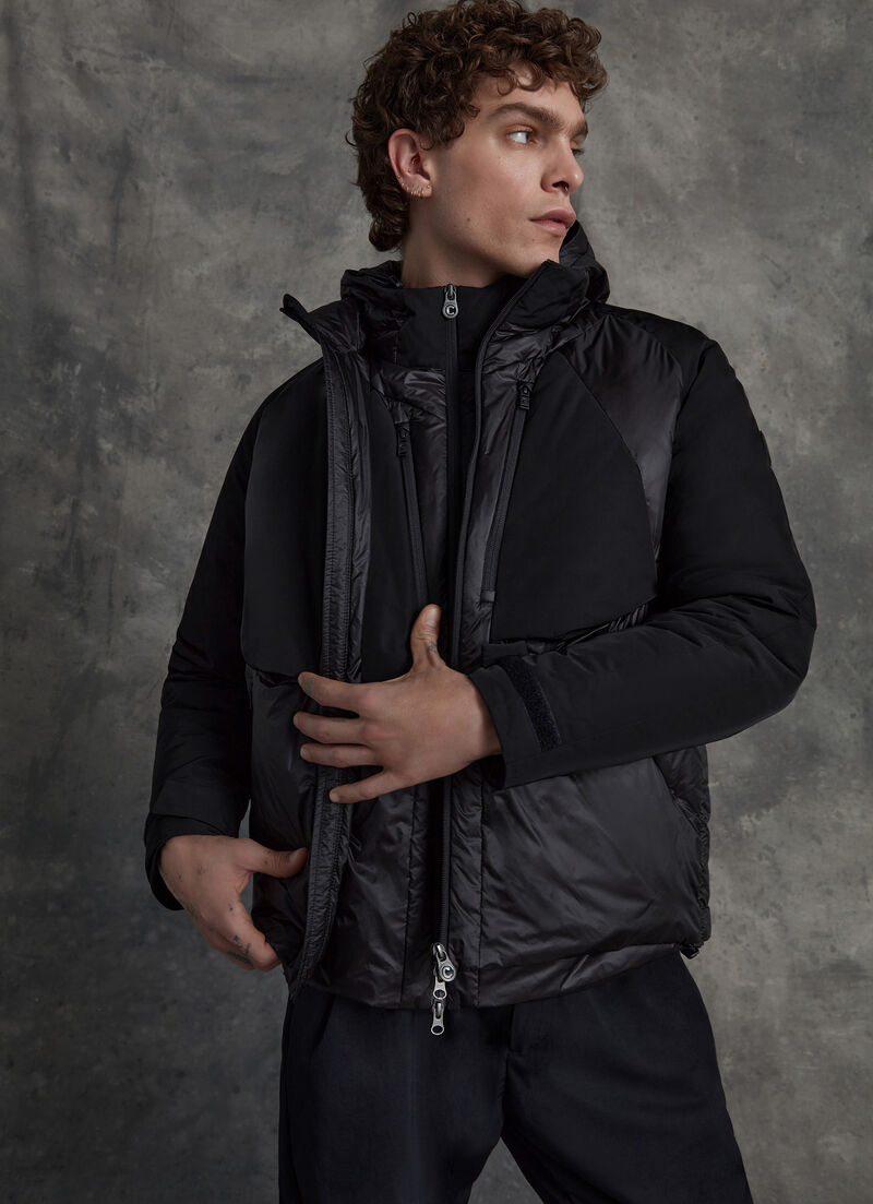 Solid-colour mini ripstop jacket