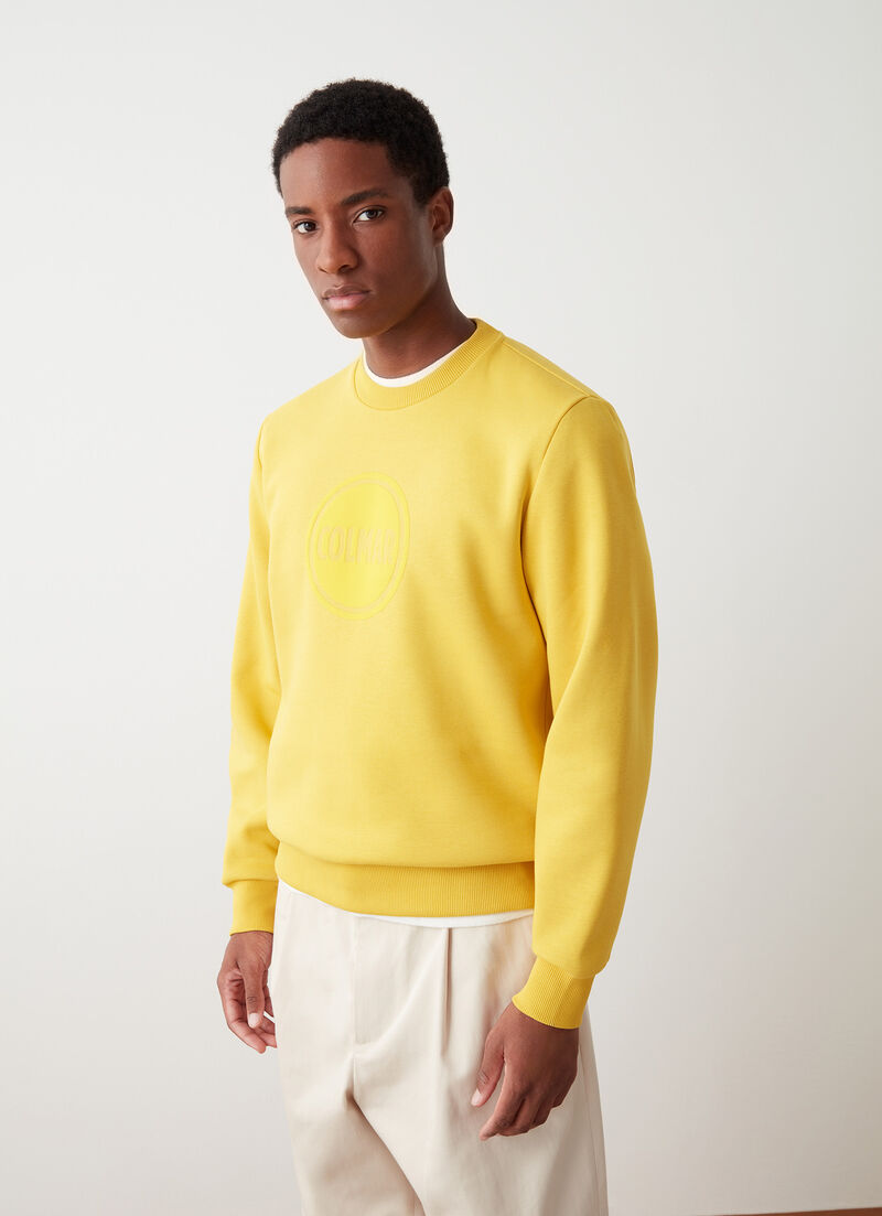 Crew-neck sweatshirt with logo