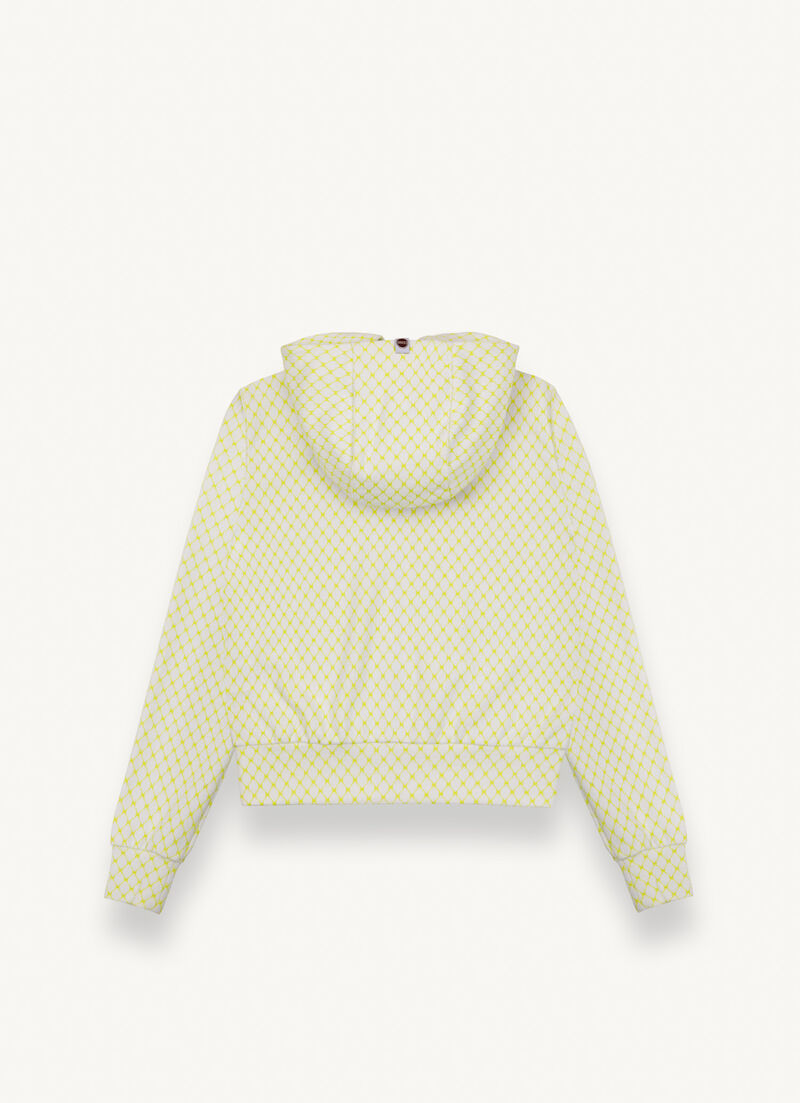 Interlock hooded sweatshirt