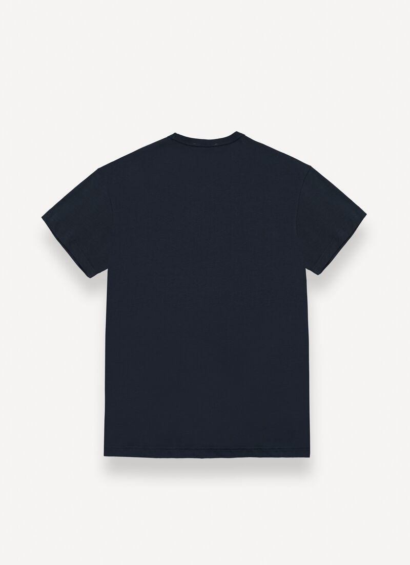 Cotton round-neck T-shirt