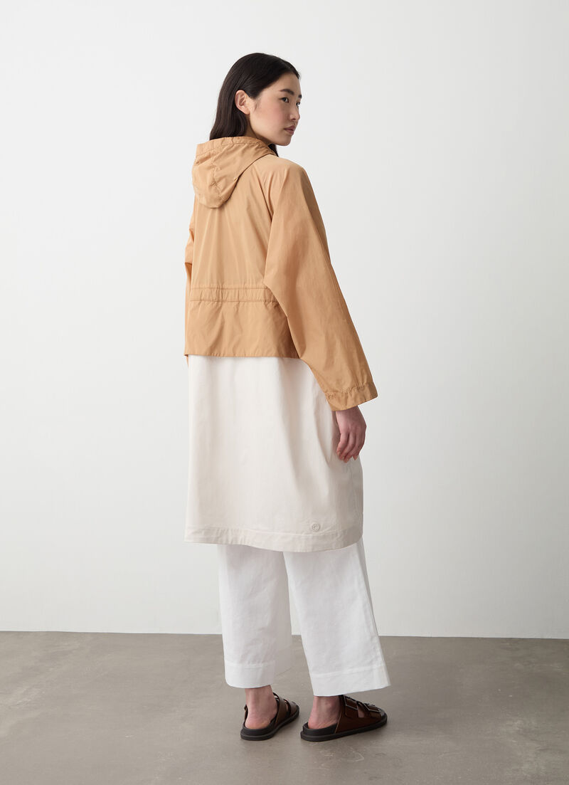 Long oversized cotton jacket