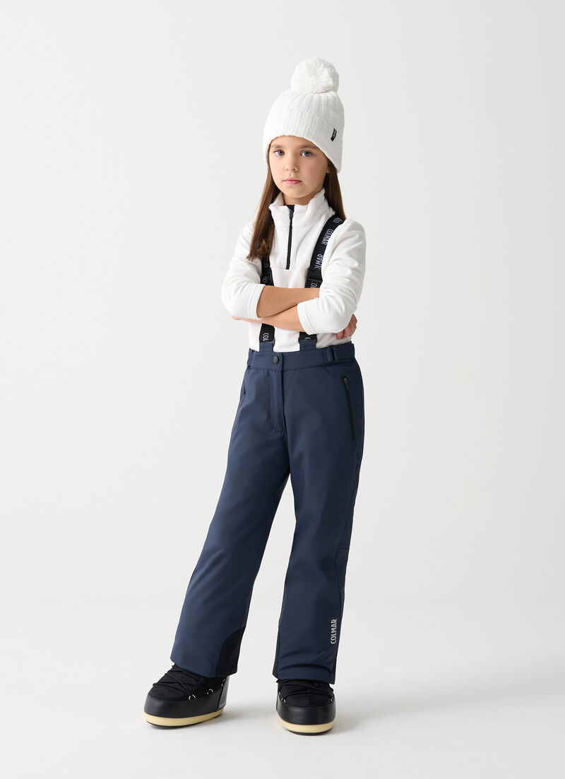 Girl's ski salopettes