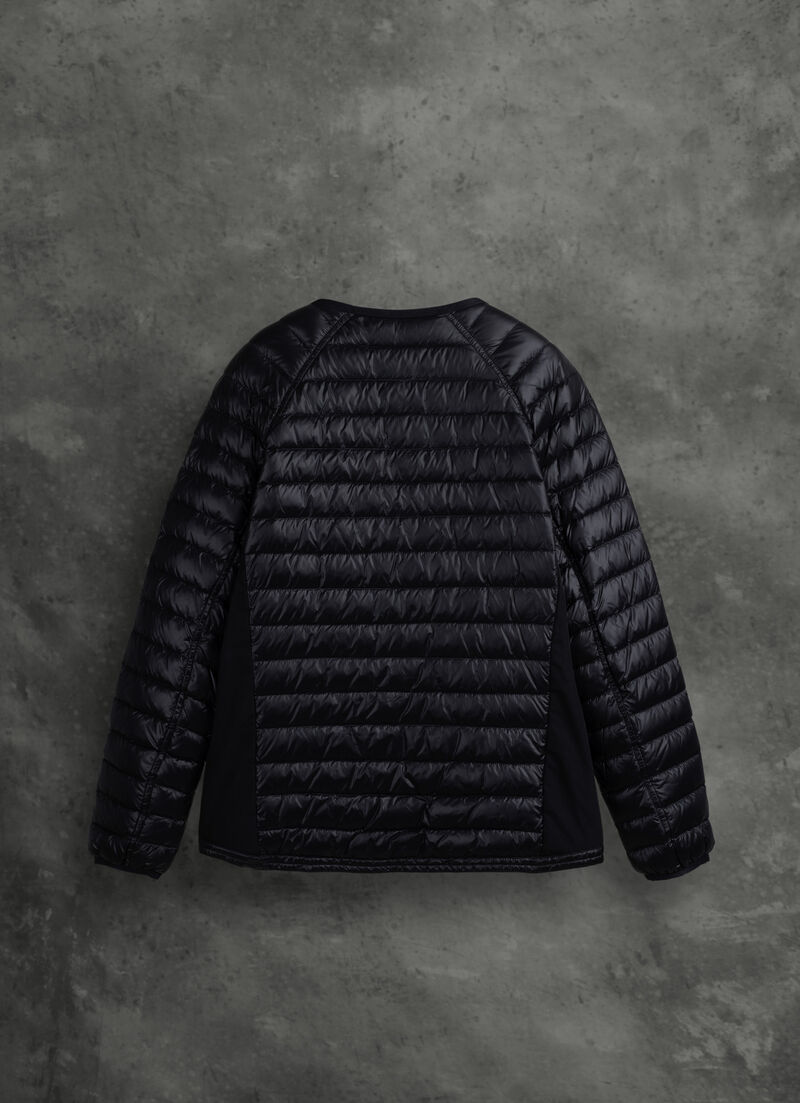 Plain-coloured quilted jacket