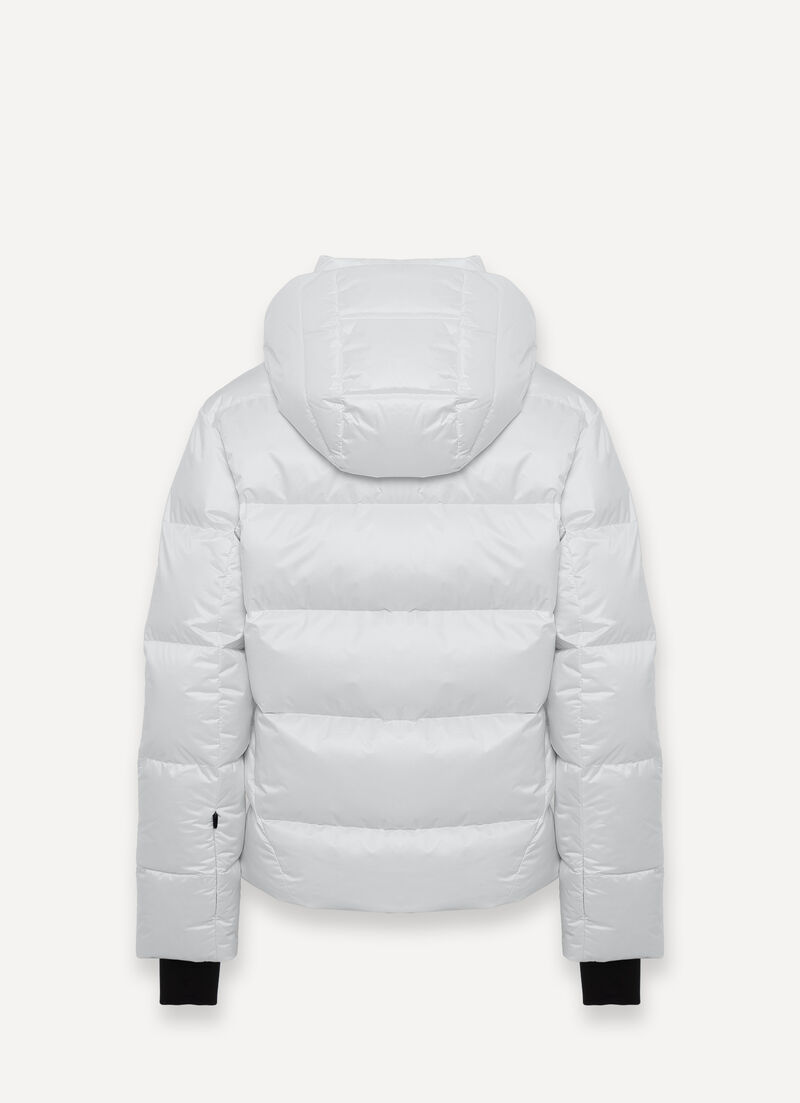 Puffy padded ski jacket