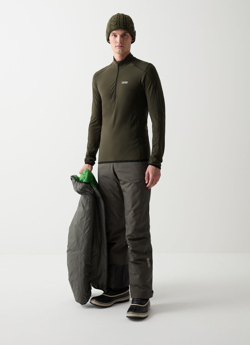 Thermal stretch ski sweater