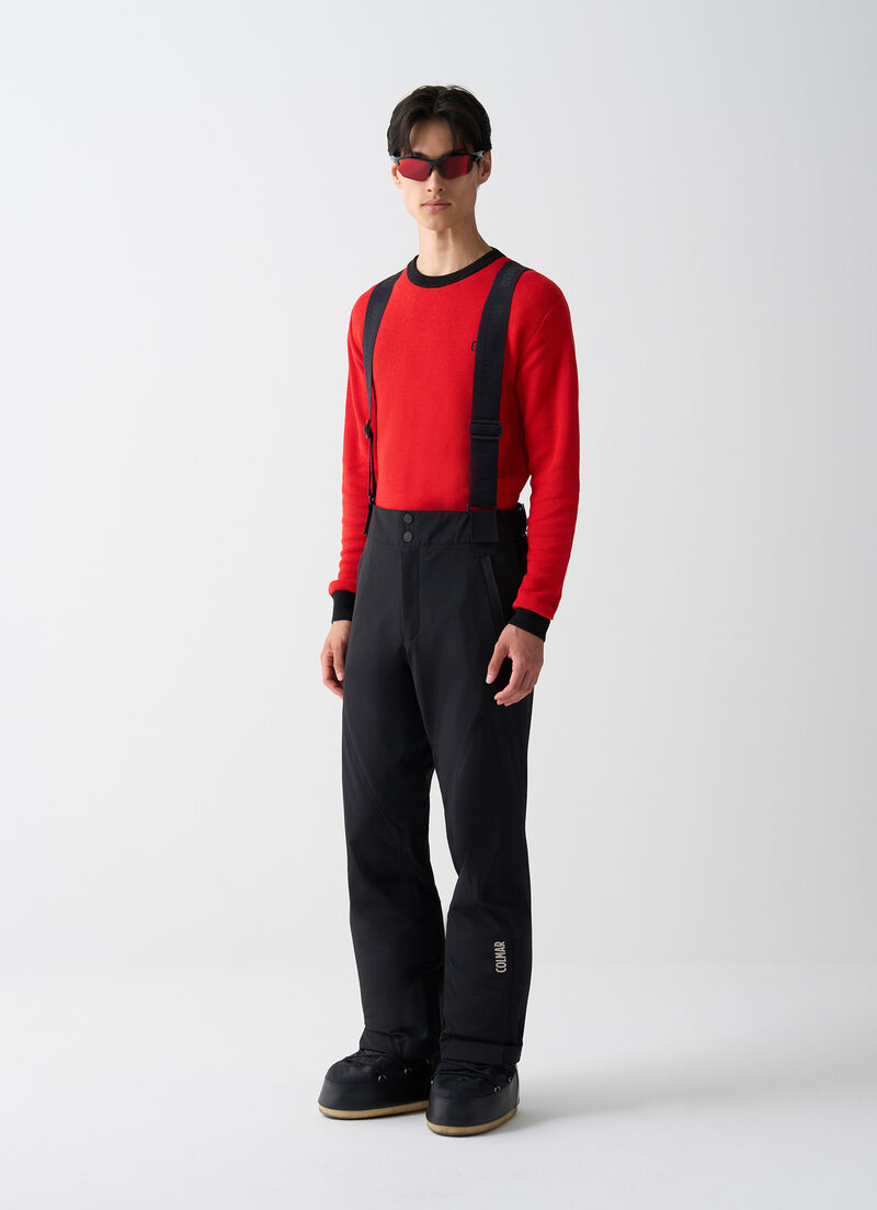 Padded ski salopettes with Recco® reflector