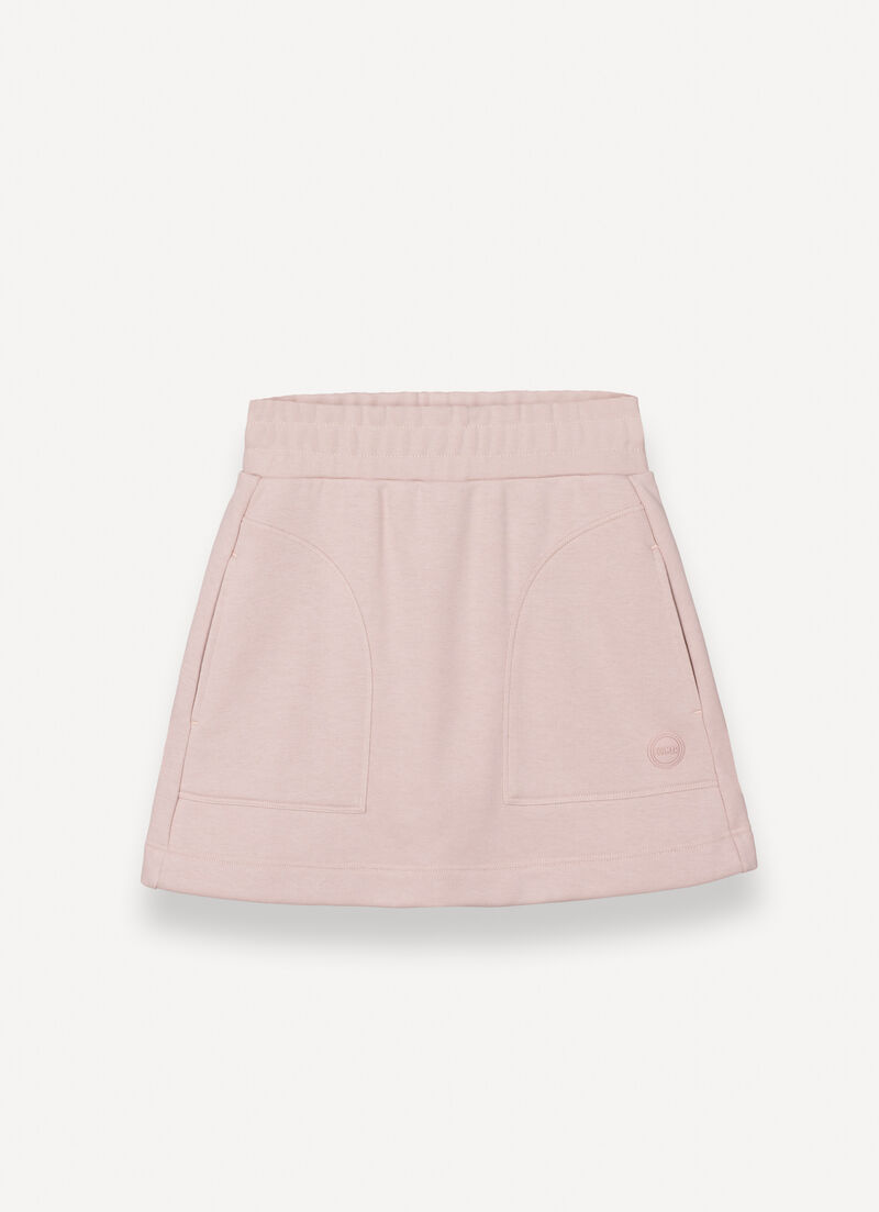 Sweatshirt-fabric skirt