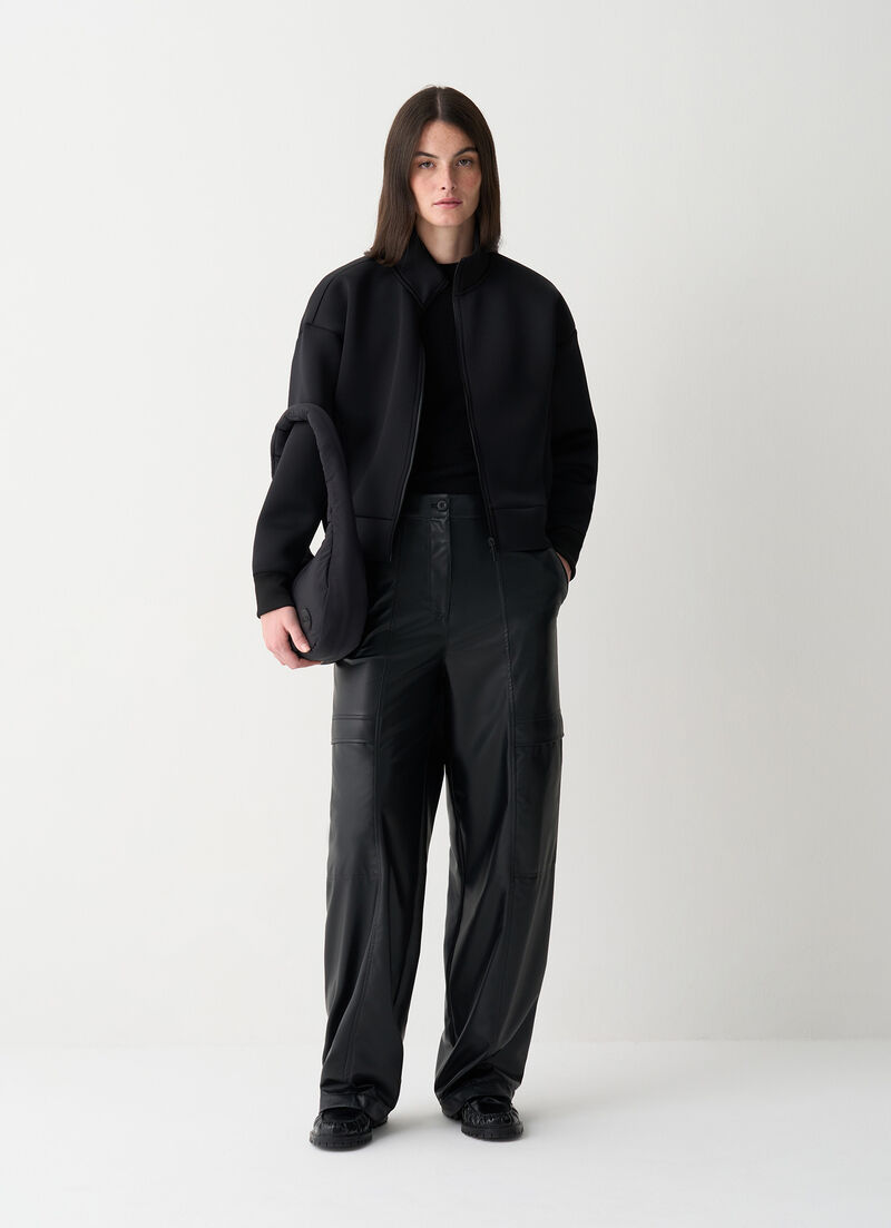 Relaxed-fit scuba sweatshirt