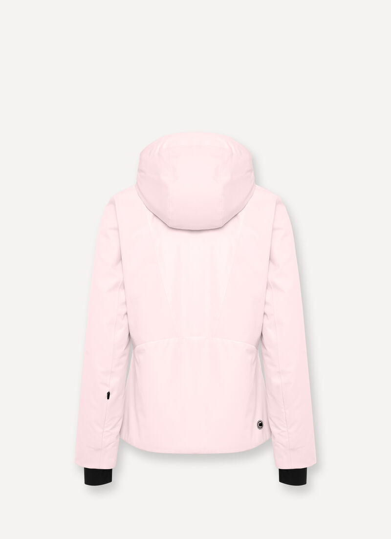 Two-fabric ski jacket