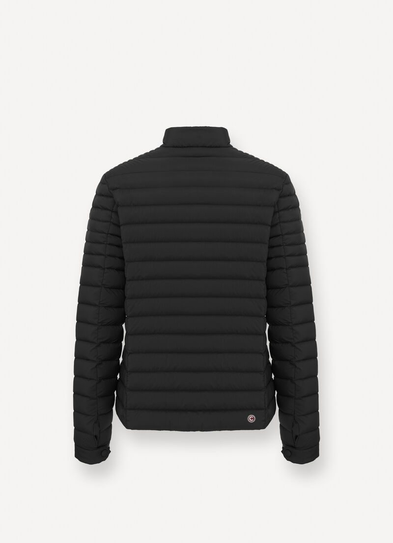 Lightweight down biker jacket