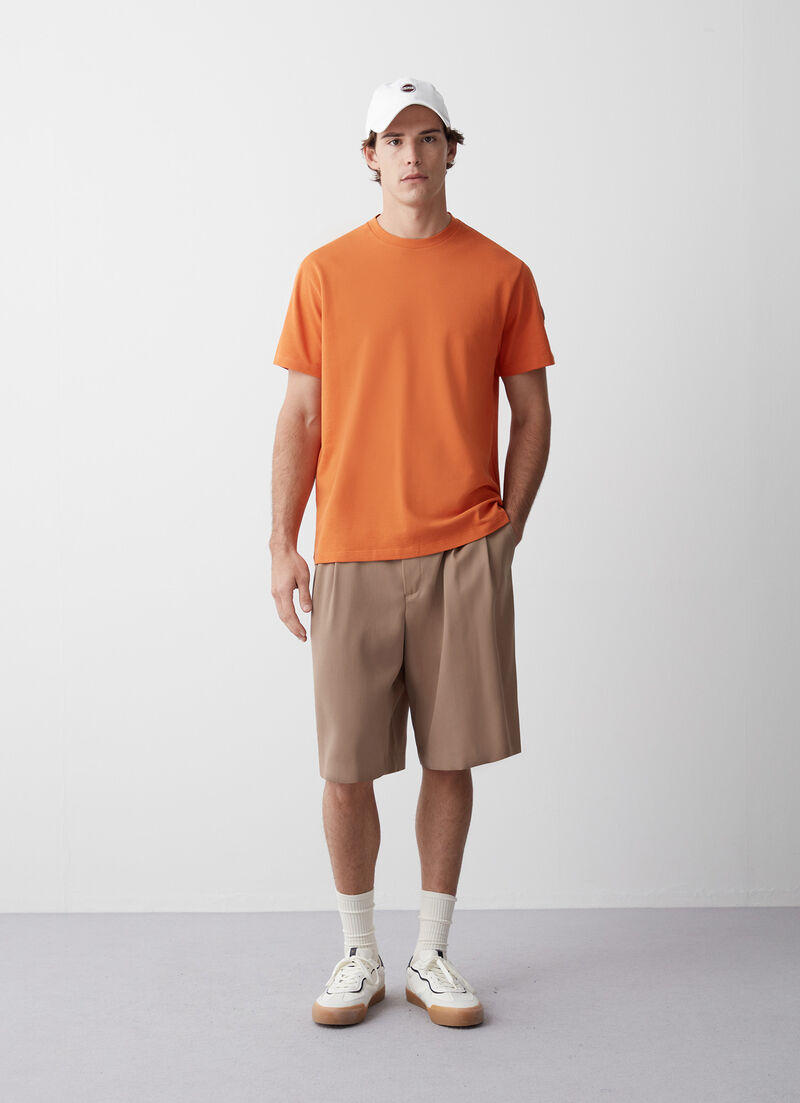 100% cotton piqué T-shirt