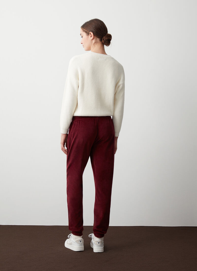 Velvet sweatpants