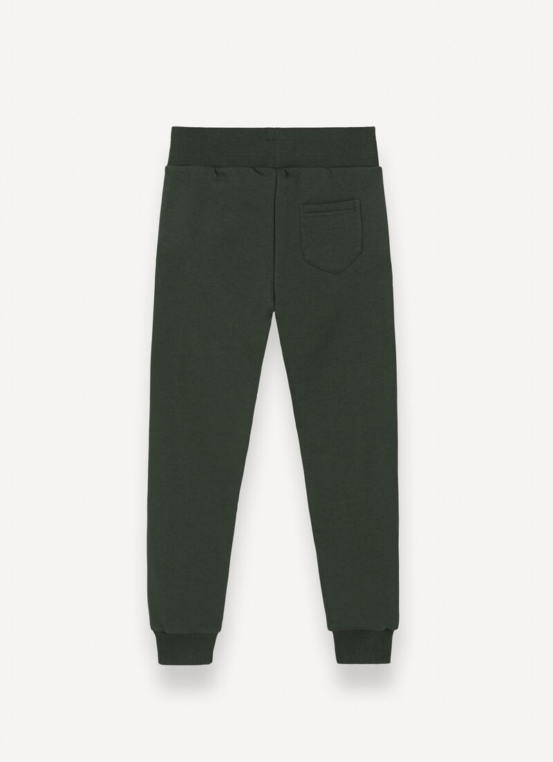 Tracksuit bottoms with camouflage logo