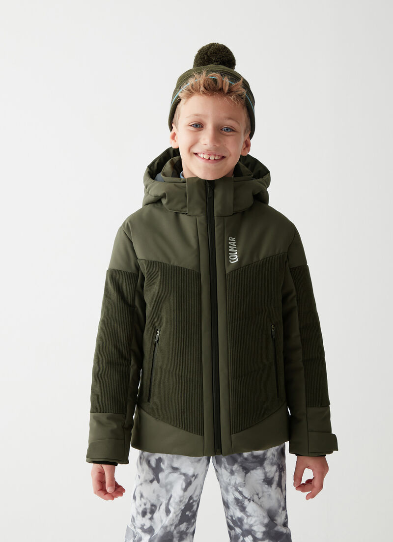 Boys’ corduroy ski jacket