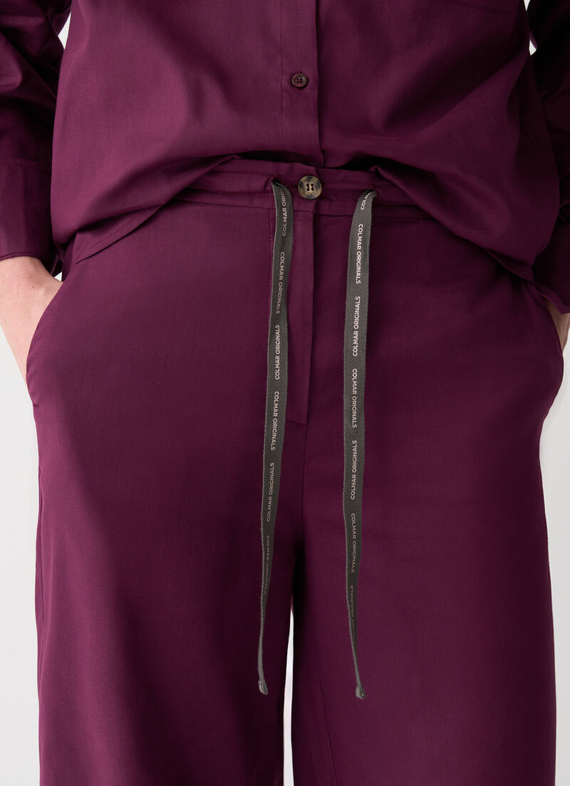 Cotton flannel trousers