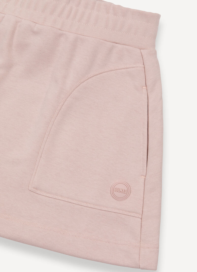 Sweatshirt-fabric skirt