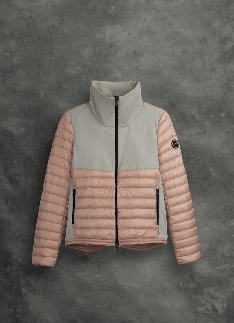 Taffeta and recycled fabric jacket