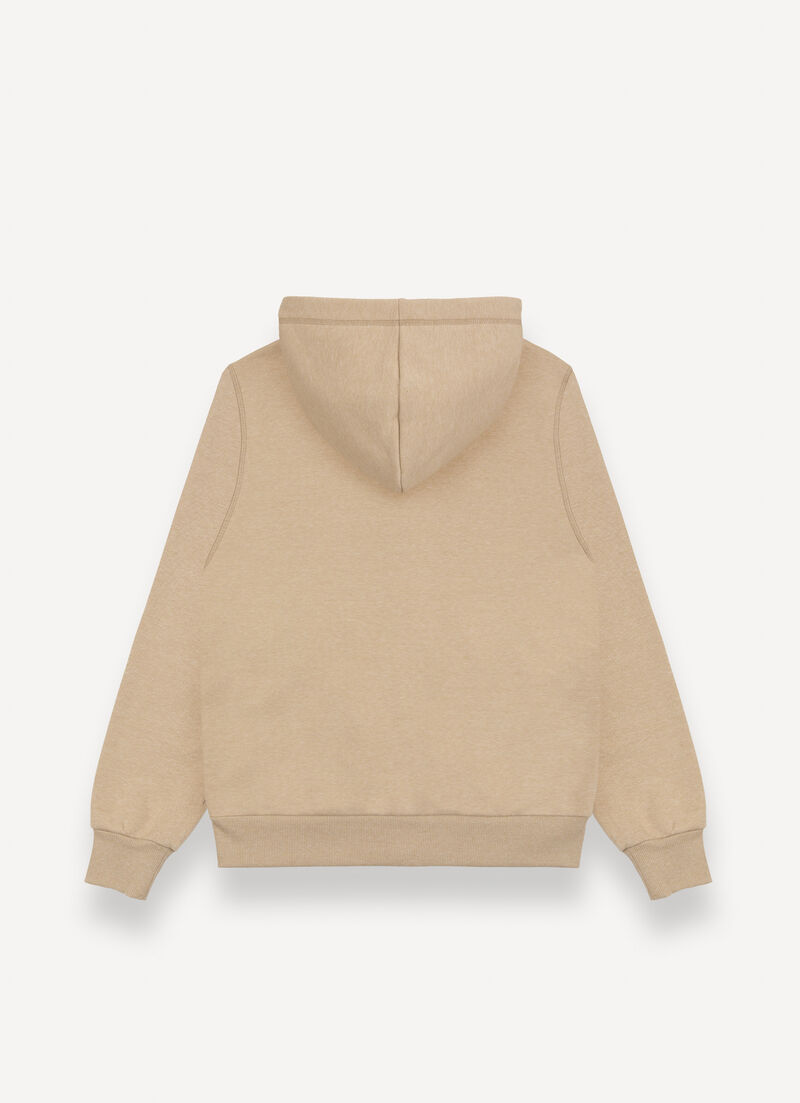 Melange hooded sweatshirt