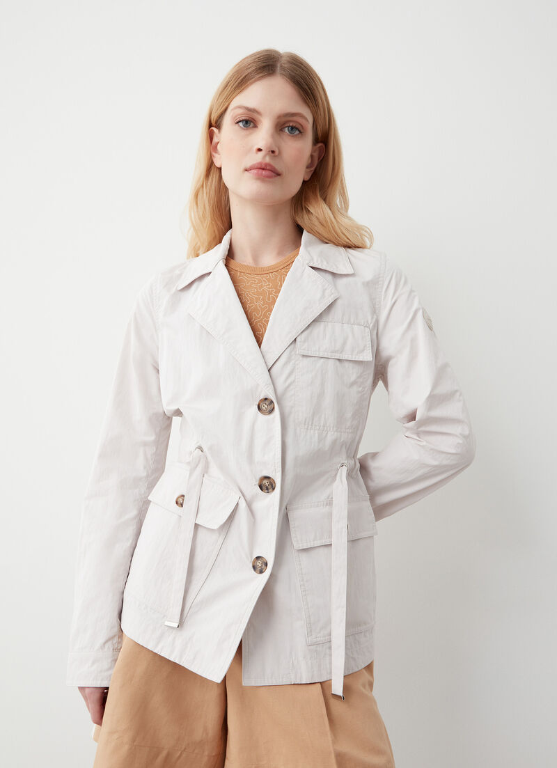 Cotton safari jacket