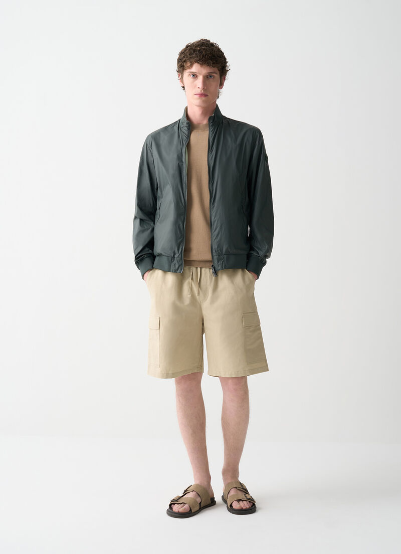 Reversible bomber jacket