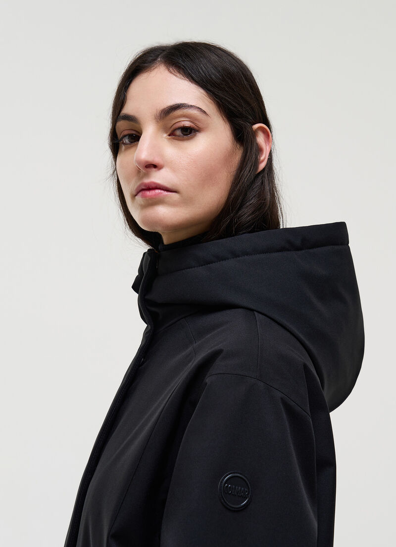 Padded parka with hood