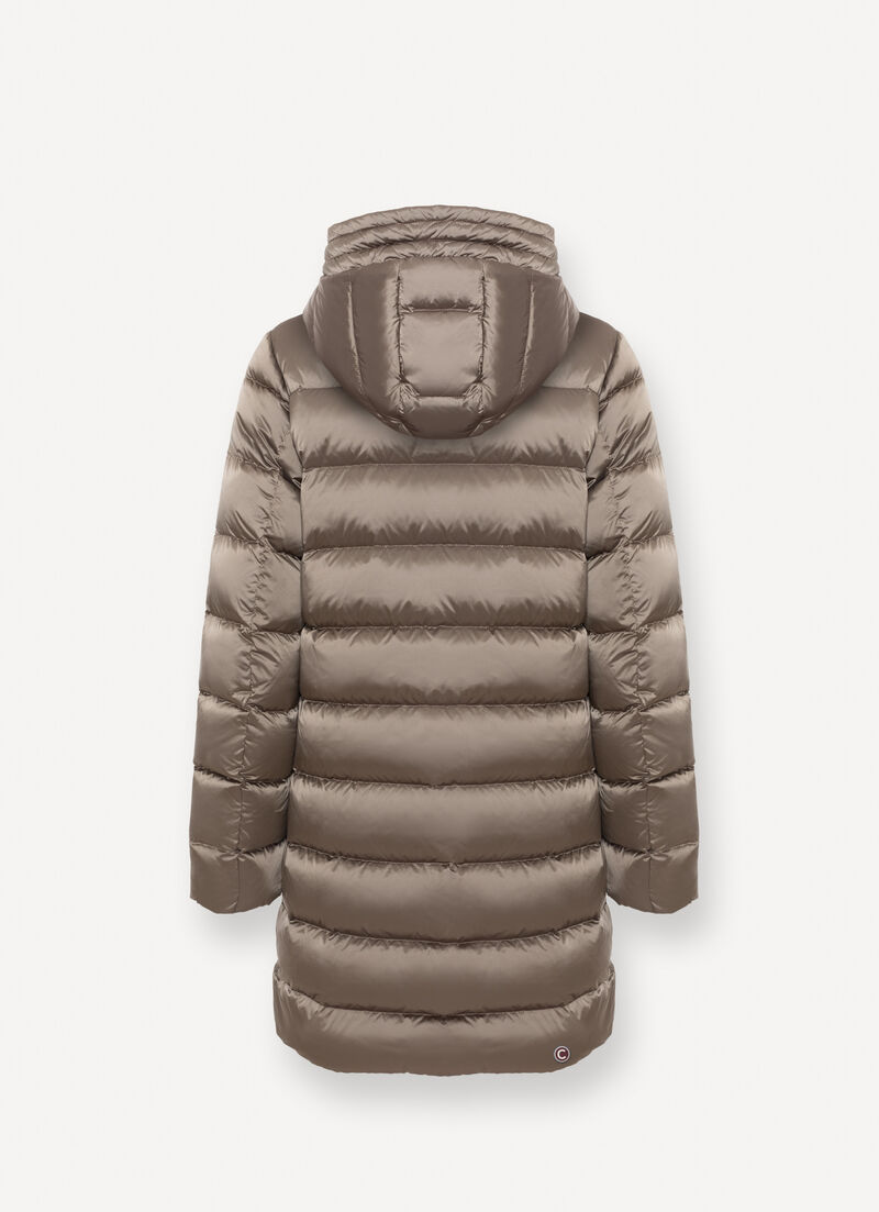 Reversible hooded quilted jacket