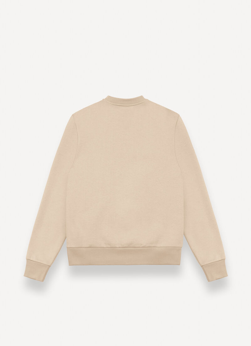 Cotton crew-neck sweatshirt