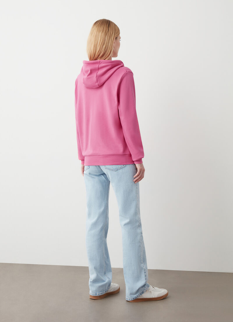 Super-light sweatshirt with zip