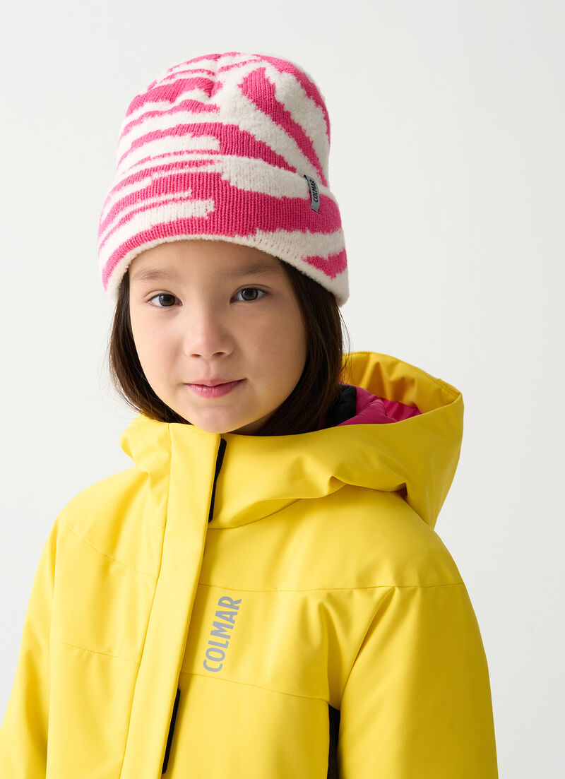 Girl's mechanical stretch ski jacket