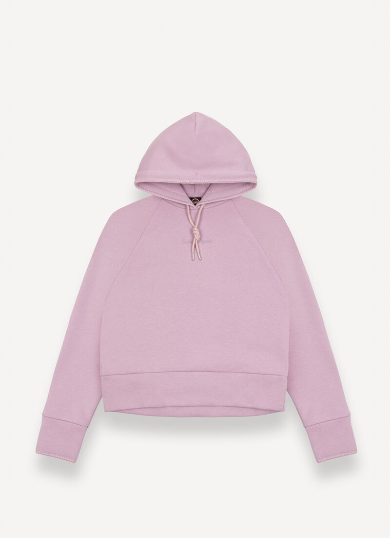 Hooded sweatshirt with embroidery