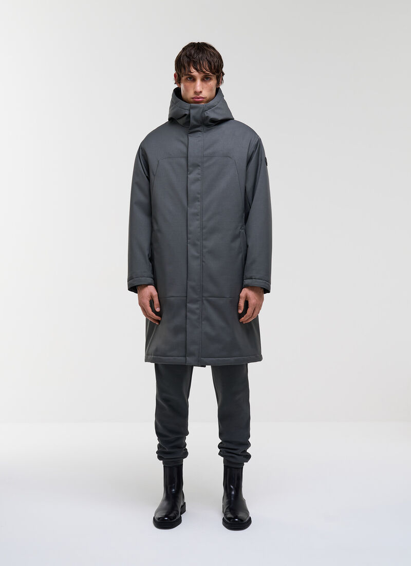 Padded parka with hood