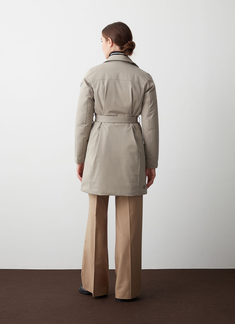 Padded waterproof fabric jacket